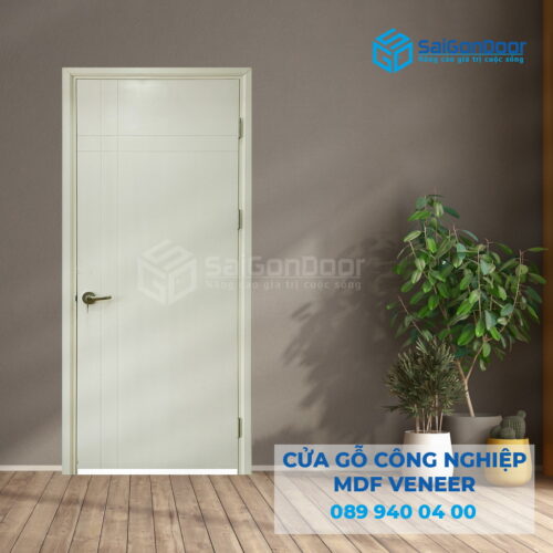 Cửa Gỗ MDF Veneer P1R4-C1 2-SGD